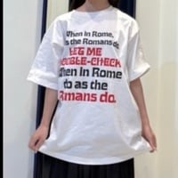 THOMAS MAGPIE | ロゴプリントビッグTシャツ | 【White】