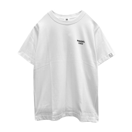M53. MODEL1953ワンポイントTシャツ ホワイト