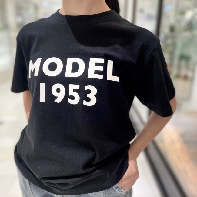 M53. MODEL1953プリントTシャツ ブラック | grasol Nagasaki S