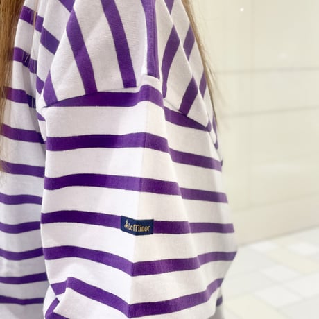 Le minor マリニエールロングTシャツ　パープル