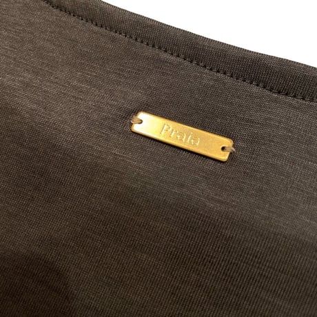 Praia 袖タックパフTシャツ - チャカーキ