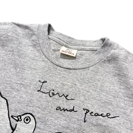 TIGRE BROCANTE ピジョンナッティー半袖T gray