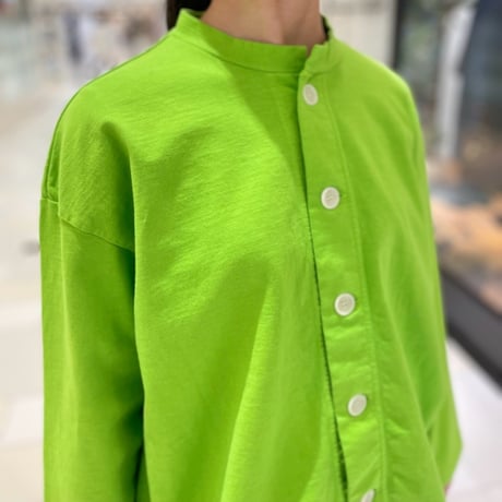 TIGREBROCANTE フェザー天竺ヤッコカーディガン　lime