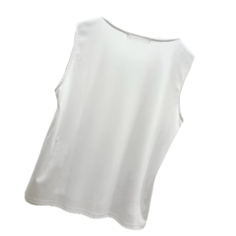 QTUME ダブルフェイスタンクトップ white