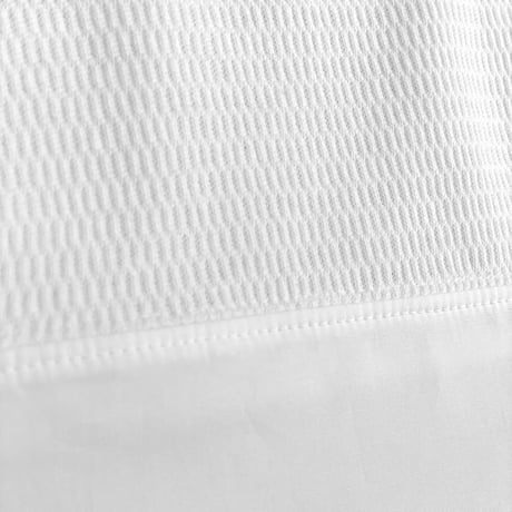 vent blanc ミリタリーサーマル×タイプライタープルオーバー-ホワイト