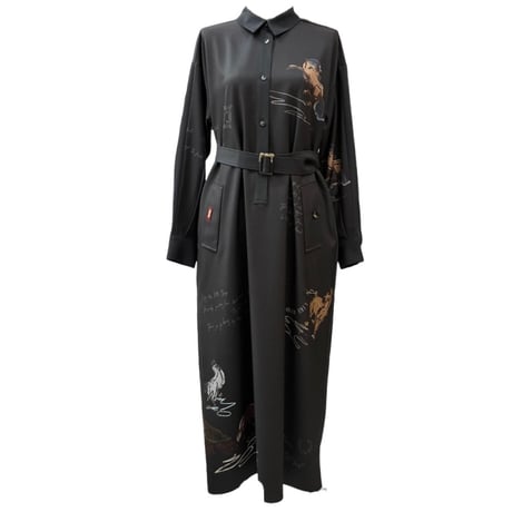 LIROMA ブラックウォッチ リップストップ シャツワンピース CATEGORY ワンピース | LIROMA LIROMA ブラックウォッチ リップス