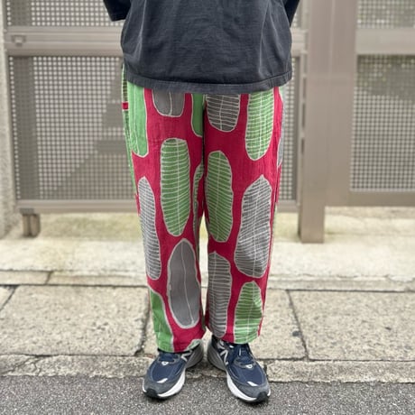 TIGREBROCANTE 南国の葉タゴサクパンツ pink
