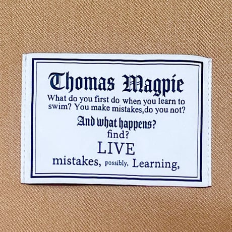 THOMAS MAGPIE バックライン 2ボタンジャケット