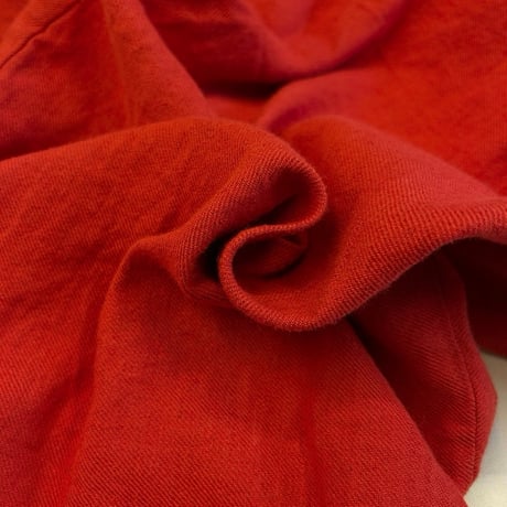 TIGRE BROCANTE ツイルギャザーワイドパンツ-Red