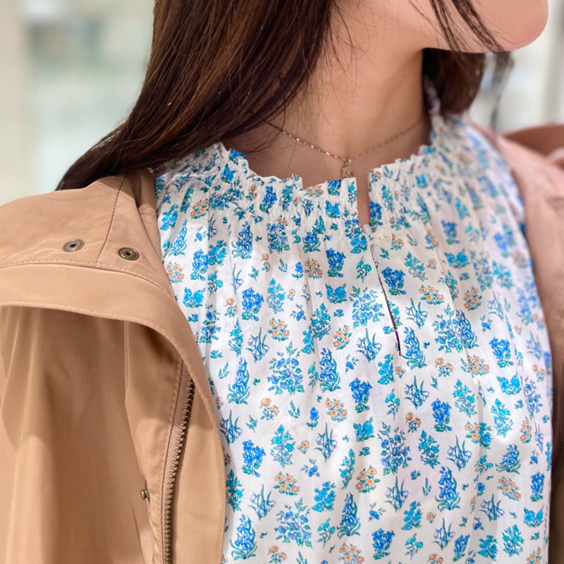 J.Sloane ジェイスローアン SN2331023 リバティ 長袖 ギャザー