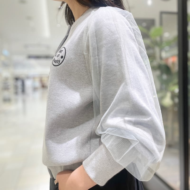 THOMAS MAGPIEトーマスマグパイ★シースルーカーディガンホワイト THOMAS MAGPIEトーマスマグパイ☆シースルーカーディガンホワイト