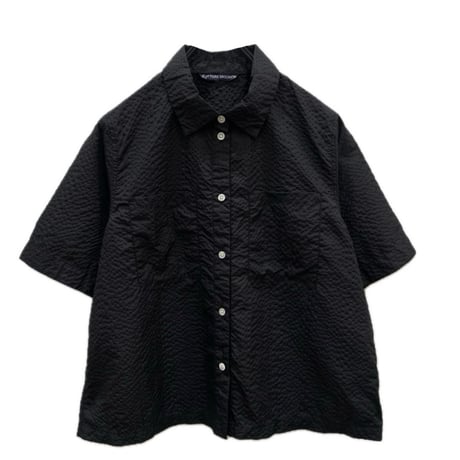 TIGRE BROCANTE ナイロンサッカーシャツ-ブラック
