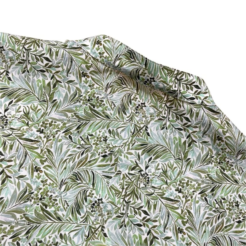 極美品★Parkes リバティ バンドカラーシャツワンピース② グリーン 極美品☆Parkes リバティ バンドカラーシャツワンピース② グリーン