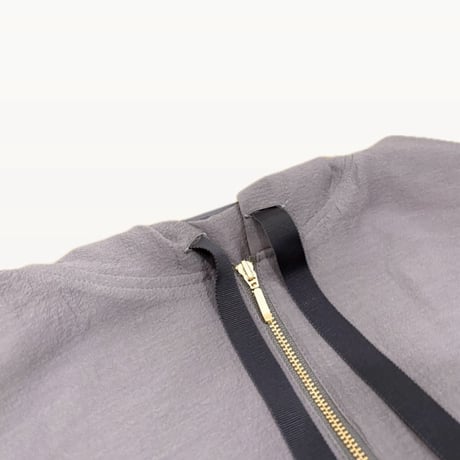 STELLA CIFFON ファインスパンオーガンザブルゾン  gray
