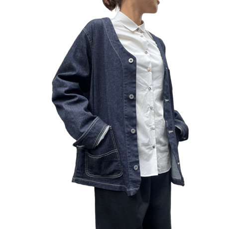 vent blanc+   10.5oz DENIM COVERALLS