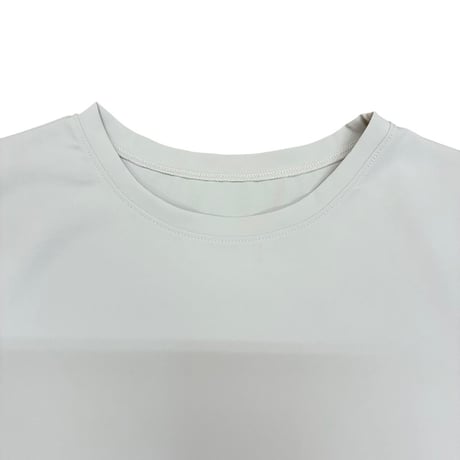 NUS  ジョーゼットレイヤードTシャツ-  グレージュ