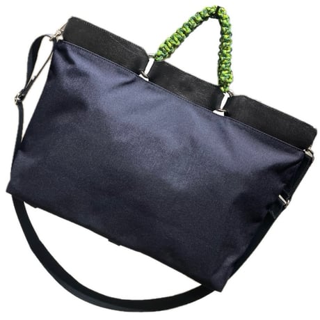 FuLaT 2WAYトートバッグ-ネイビー