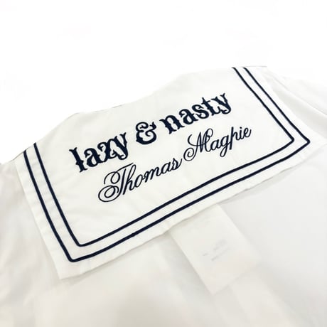 THOMAS MAGPIE セーラーシャツ　 white