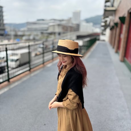LIROMA シャツワンピース　brown