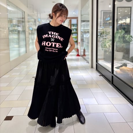THOMAS MAGPIE ボックスベストT　Black