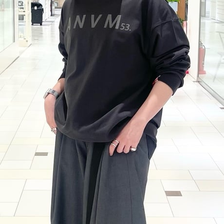 M53. (エムゴーサン) ANVM LONG T-SHIRT　gray