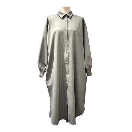 LIROMA ブラックウォッチ リップストップ シャツワンピース CATEGORY