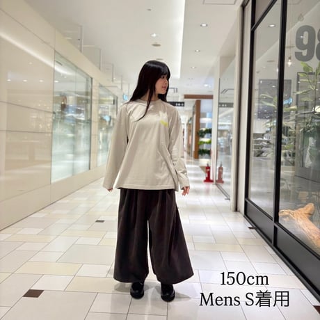 TIGRE BROCANTE Number８ベニスビーチ長袖T ホワイトグレー