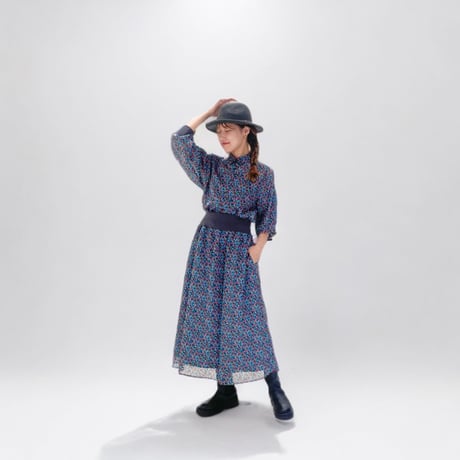 STELLA CIFFON(ステラシフォン) 幾何学tops レッド