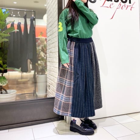 TIGRE BROCANTE Number８ベニスビーチ長袖T オリーブ