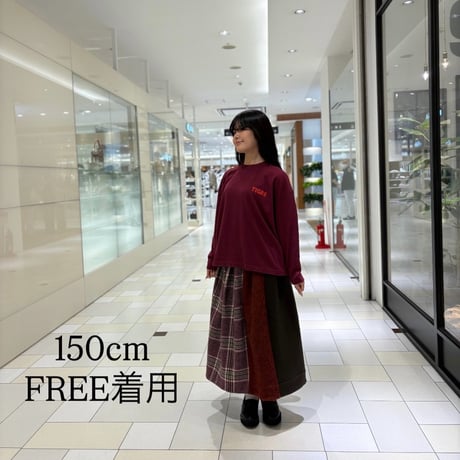 TIGRE BROCANTE Number８ベニスビーチ長袖T ボルドー