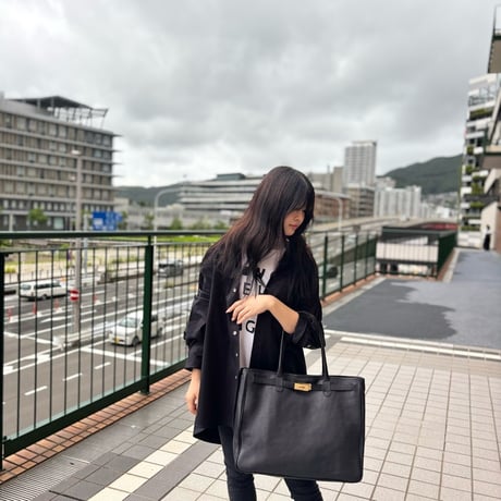 LIROMA ロゴシャツ　black