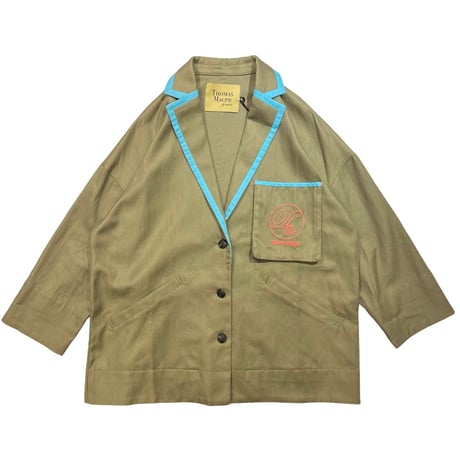 ♡2025winter♡トーマスマグパイ♡ニット ジャケット キャメル THOMAS MAGPIE 】襟付きニットジャケット(2254762) | LARACROFT