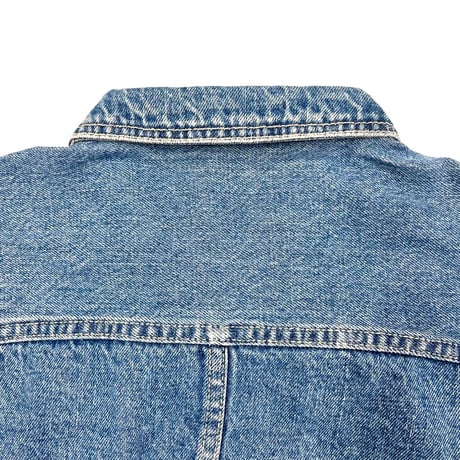 vent blanc+  12ozDENIM MONTMARTRE JACET-ブリーチ