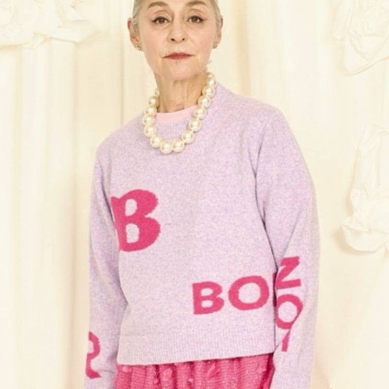 THOMAS MAGPIE ニット THOMAS MAGPIE Vネックニットプルオーバー ブラック | grasol Nagas