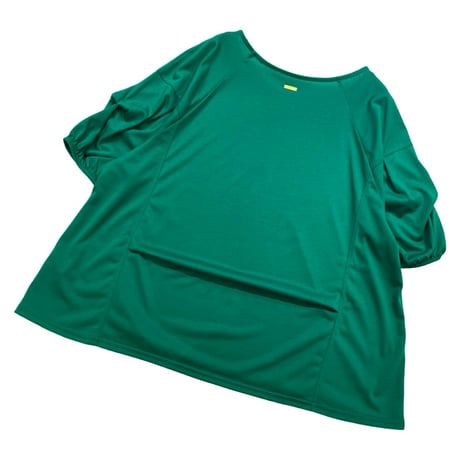 Praia 袖タックパフTシャツ - グリーン