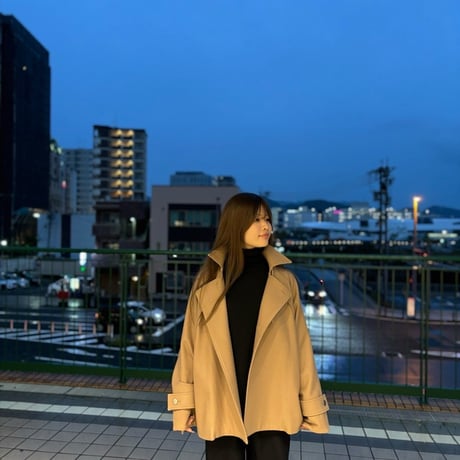 LIROMA(リロマ) ウールショートコート　BEIGE