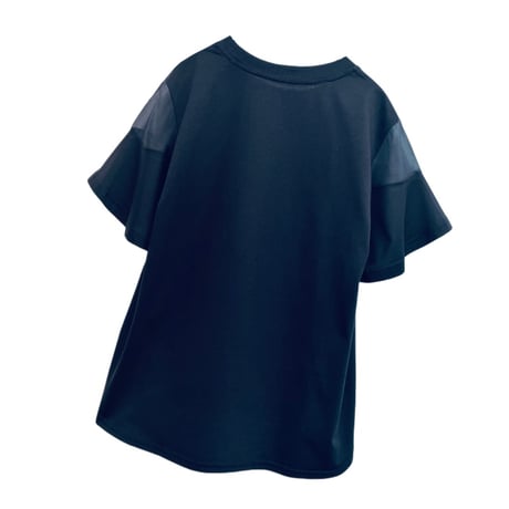 denicher デニシェ denicher(デニシェ)コットンシフォンコンビTシャツ