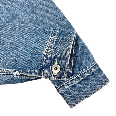 vent blanc+  12ozDENIM MONTMARTRE JACET-ブリーチ