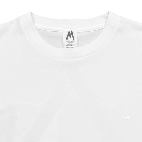 M53. ドローイングプリントTシャツ　ホワイト