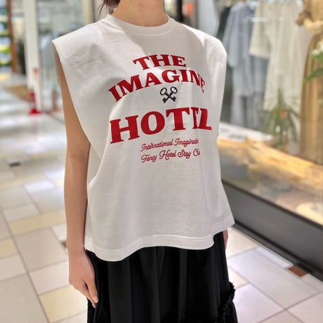 THOMAS MAGPIE ボックスベストT　White