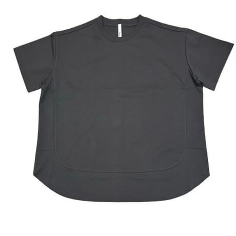 Dignite collier 裾切替 Tシャツ - チャコール