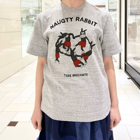 TIGRE BROCANTE ダンスナッティーショートスリーブT gray