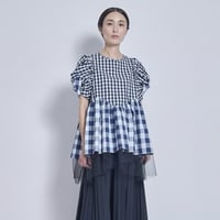 THOMAS MAGPIE | ギンガムトップ |【Navy】
