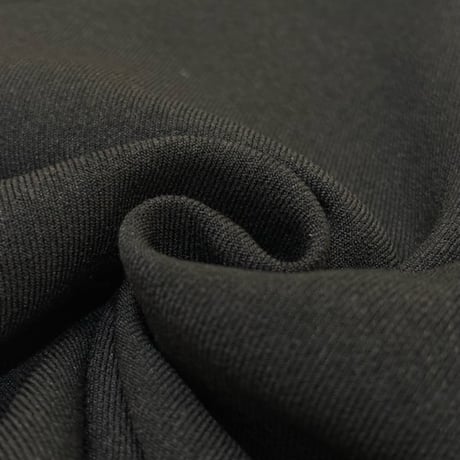 LIROMA  ポリエステルツイードブラウス　black