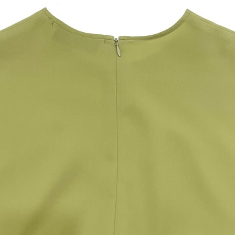 THOMAS MAGPIE ストレッチツイルワンピース  グリーン