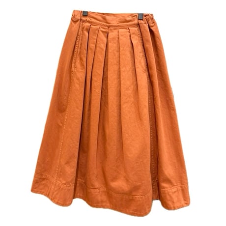 TIGRE BROCANTE サイドギャザースカート オレンジ