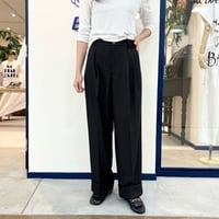 THOMAS MAGPIE | シャンブレーパンツ | 【Black】