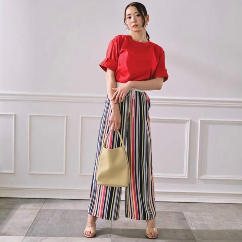 ちる様・DOS DIOSAS配色Ｔ DOS DIOSAS シャツ袖Tシャツ -レッド | grasol Na