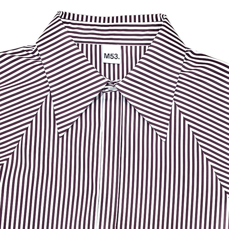 M53. ディファレンスギャザーストライプシャツ | grasol Nagasaki Stores