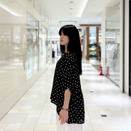denicher (デニシェ) ドットブラウス black